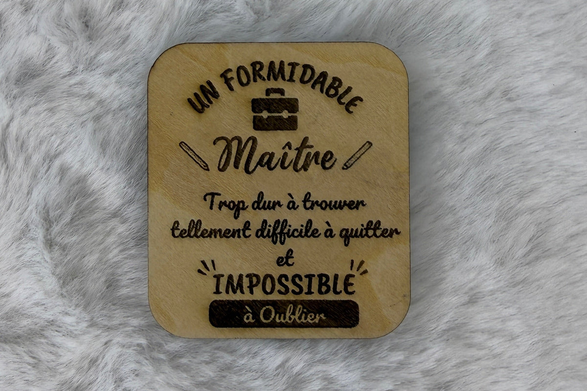 Magnet Maître formidable