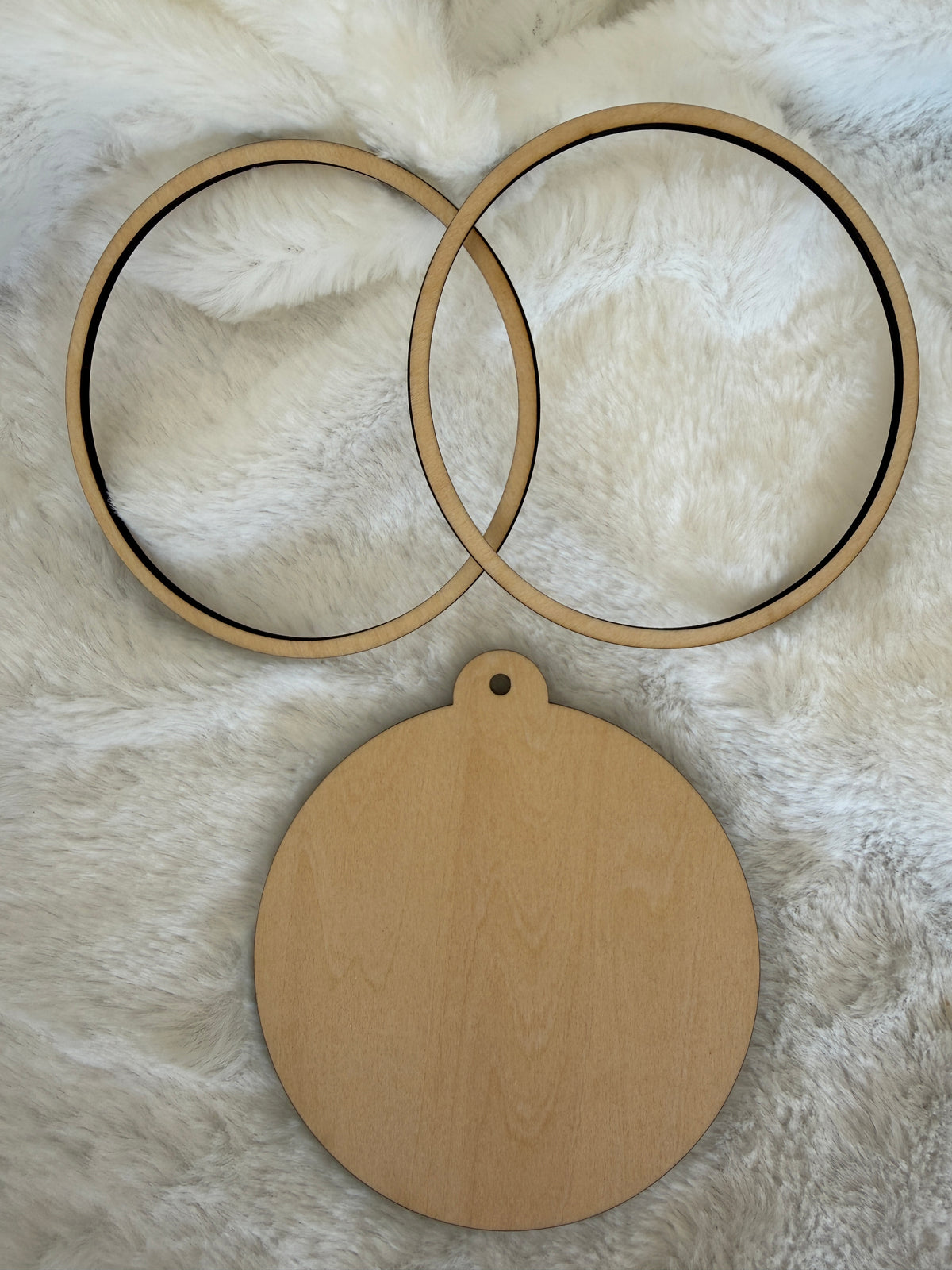 Boule de Noël à scrapper