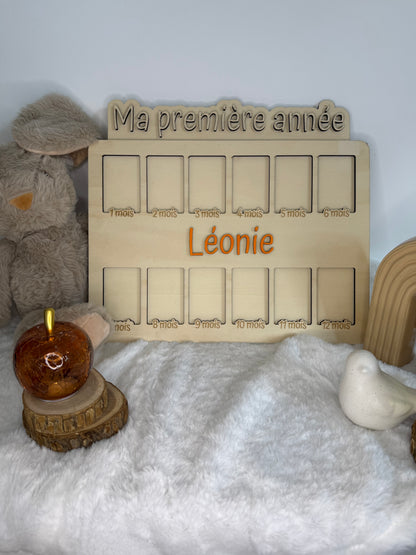 Cadre personnalisé – Ma première année