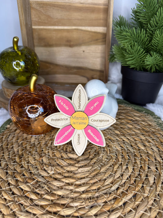 Magnet en bois – Amour maternel