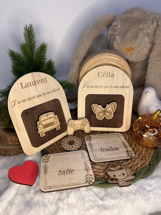 Surprise pour Papi, Mamie, Tonton ou Tatie