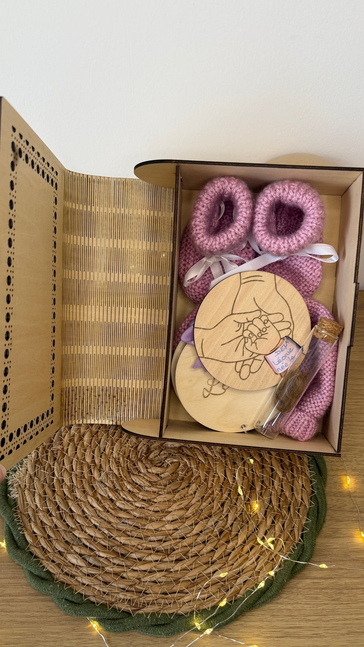 Boîte à souvenirs de naissance
