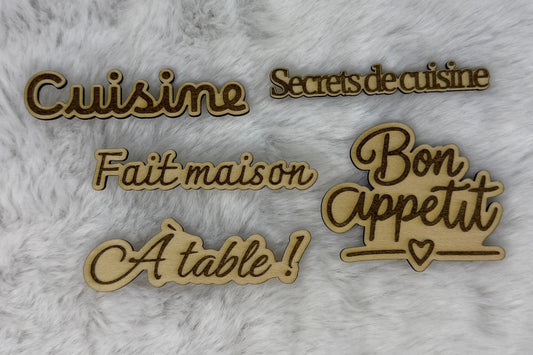 Textes "Cuisine"