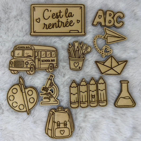 Embellissements "École"