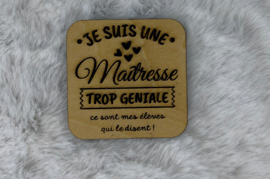 Magnet Maitresse trop géniale