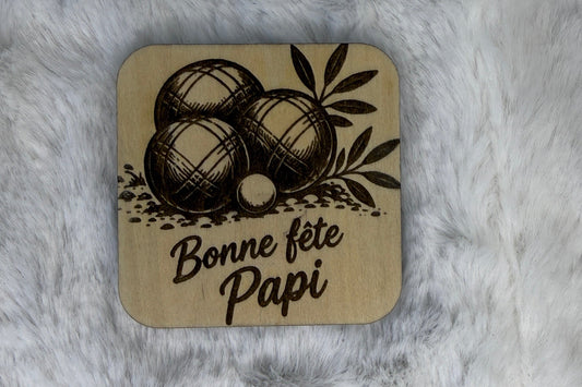 Magnet "Papi pétanque"