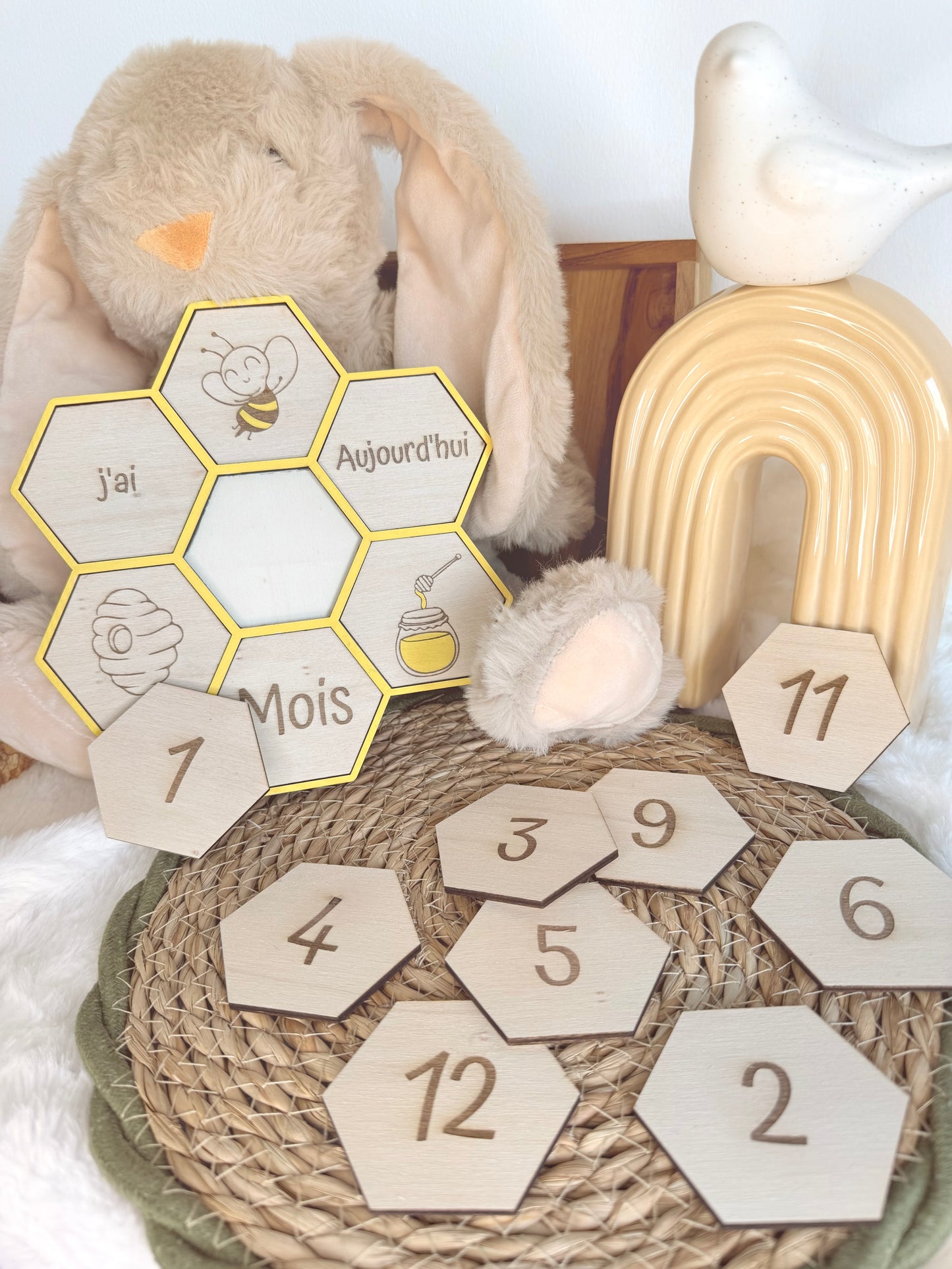 Mois anniversaire de bébé