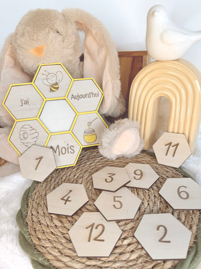 Mois anniversaire de bébé