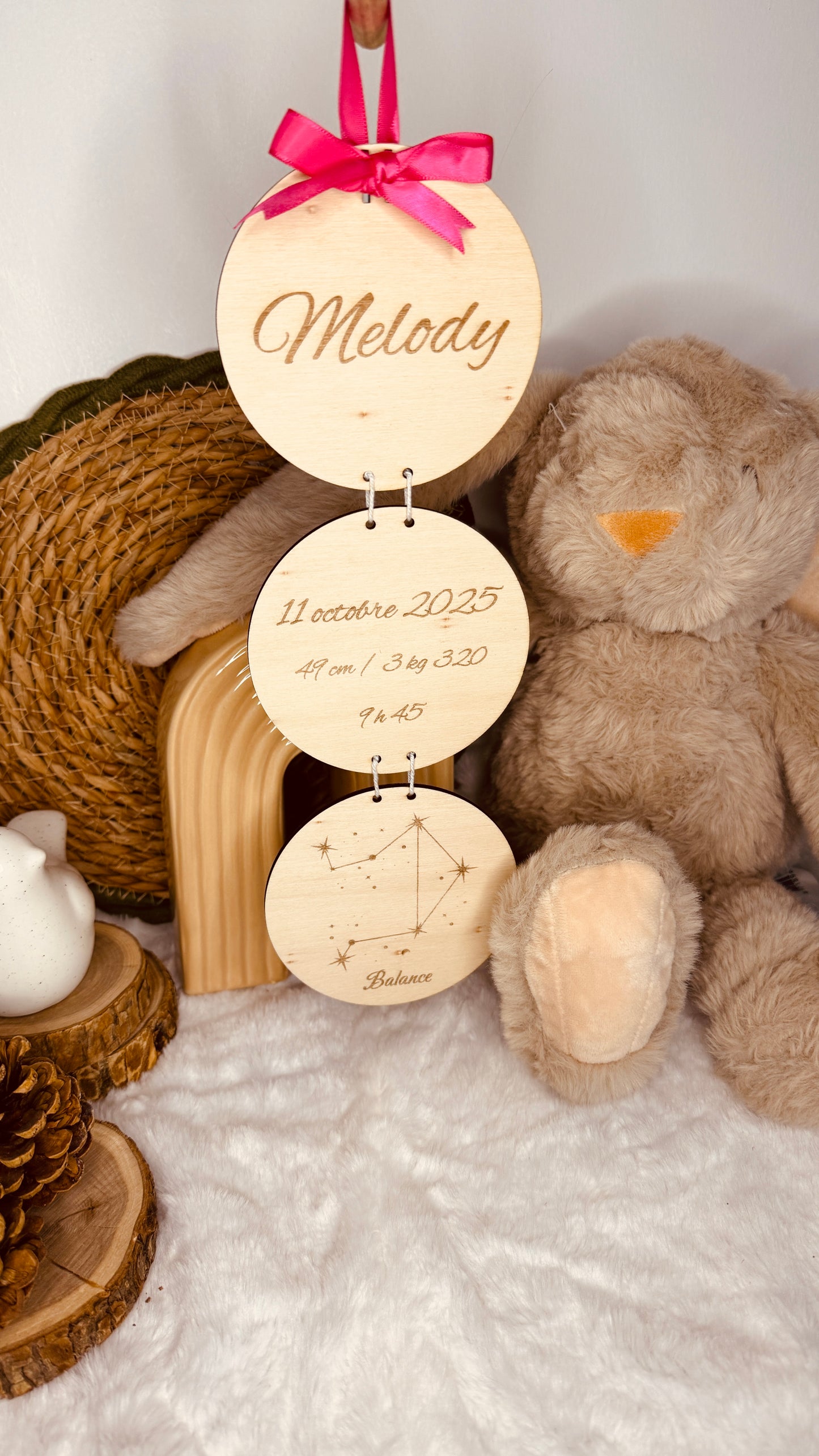 Cercle de naissance personnalisé